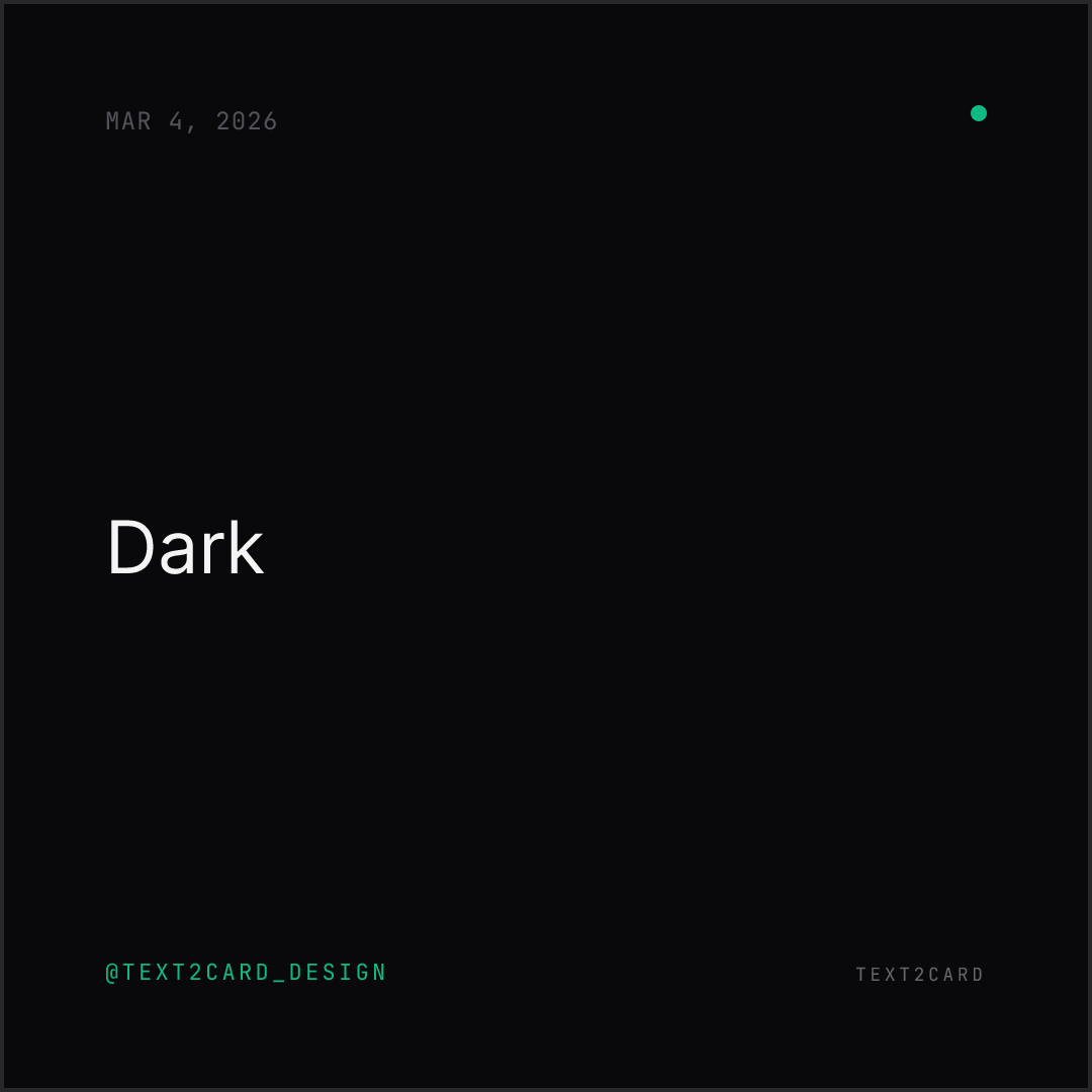 dark
